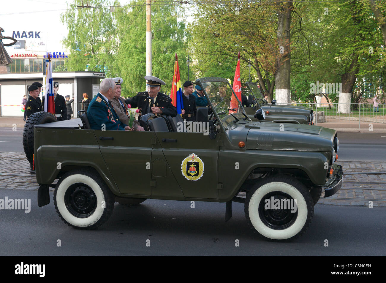 Victory Parade di Kaliningrad. Russia - 9 maggio 2011. Foto Stock
