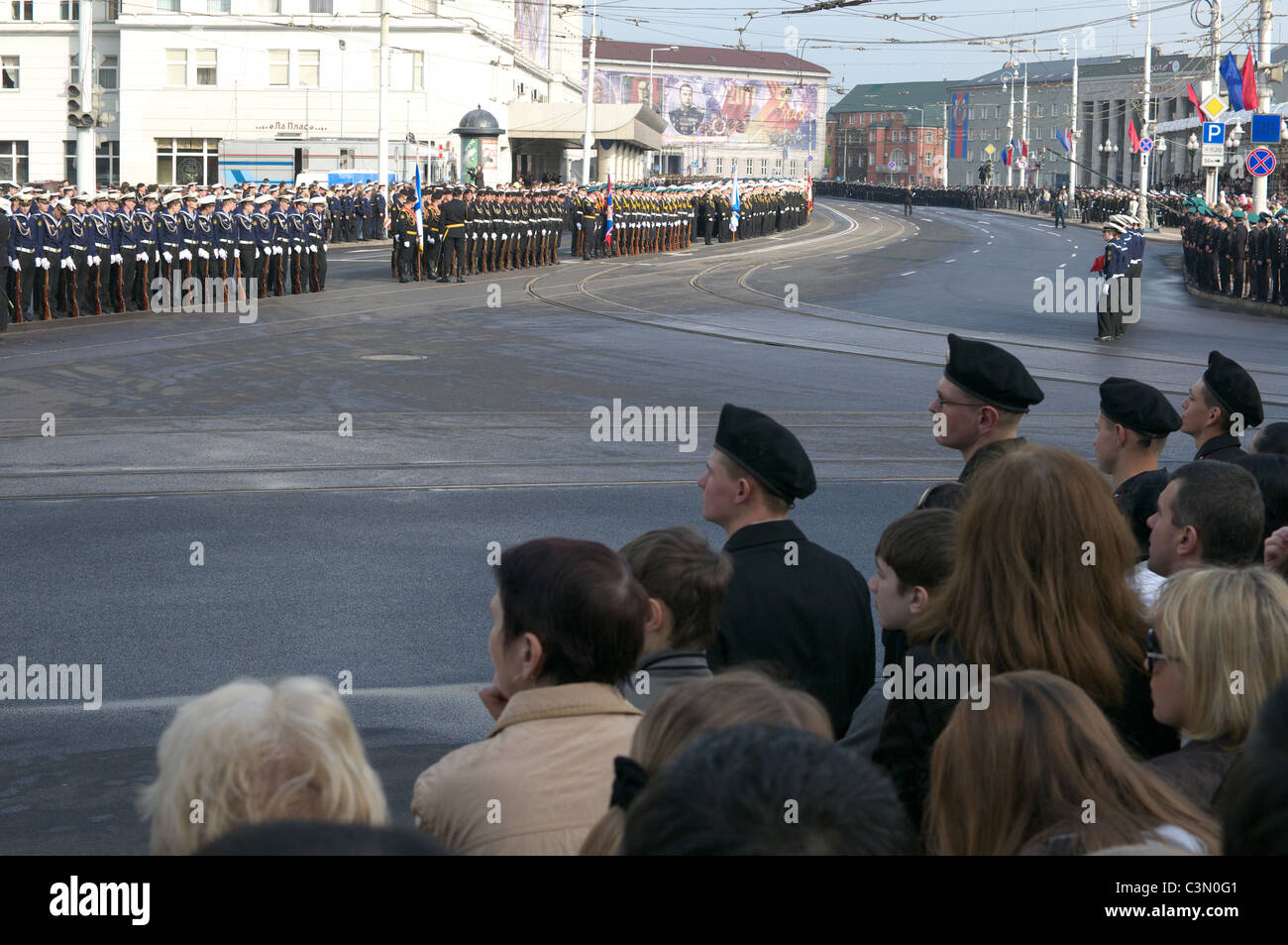 Victory Parade di Kaliningrad. Russia - 9 maggio 2011. Foto Stock