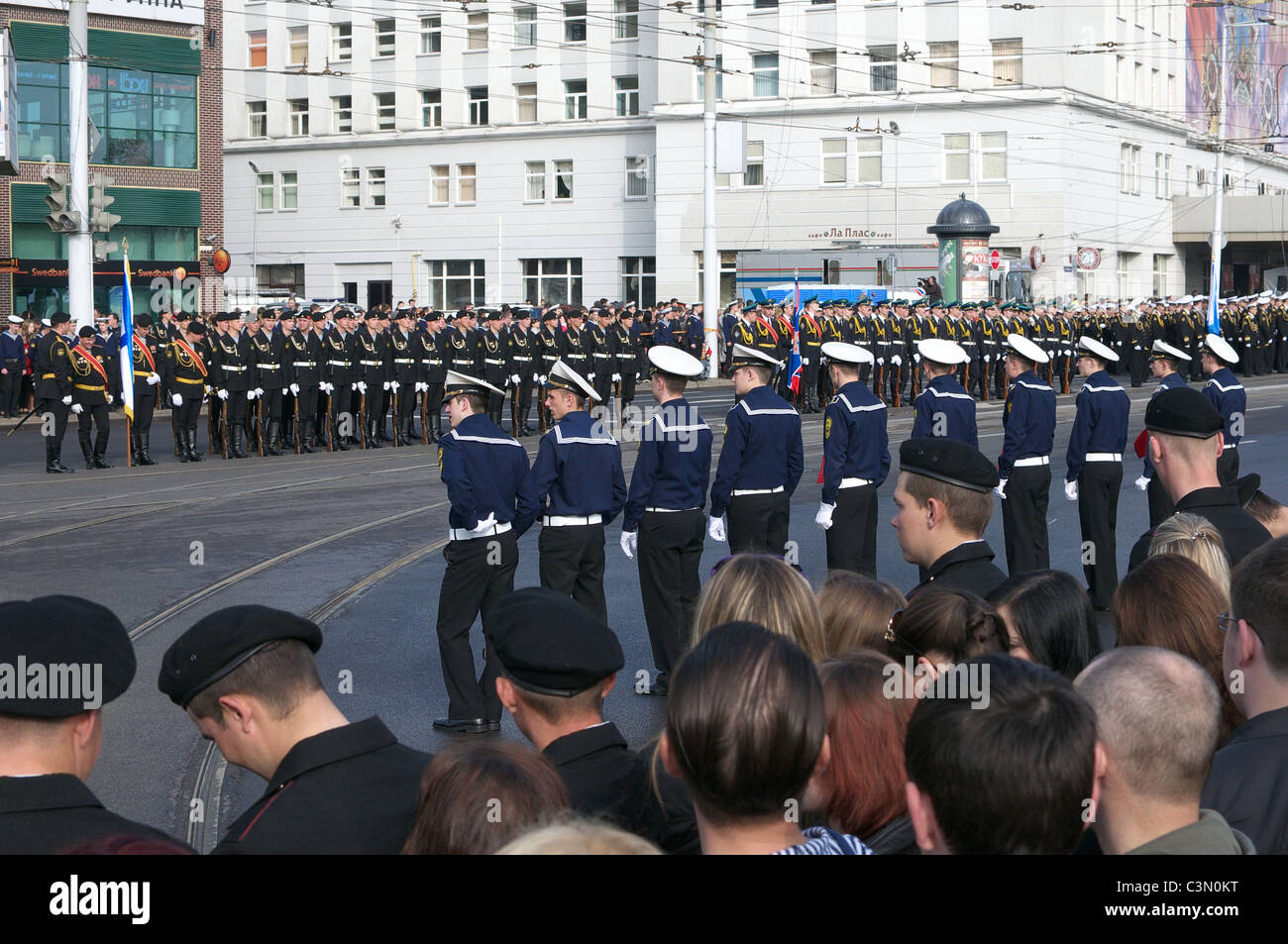 Victory Parade di Kaliningrad. Russia - 9 maggio 2011. Foto Stock
