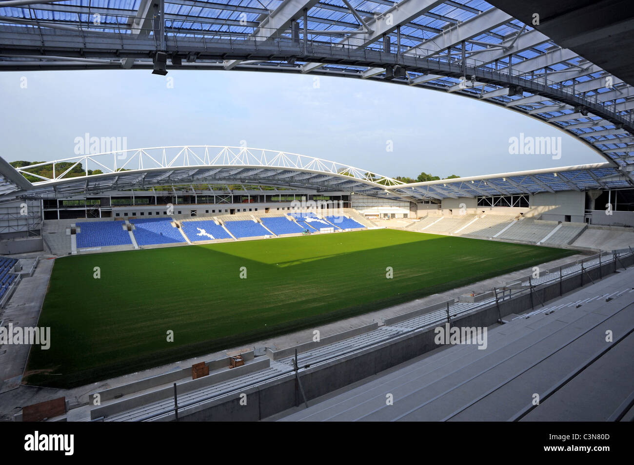 Brighton e Hove Albion il nuovo stadio di calcio chiamato American Express Community Stadium o la Amex Foto Stock