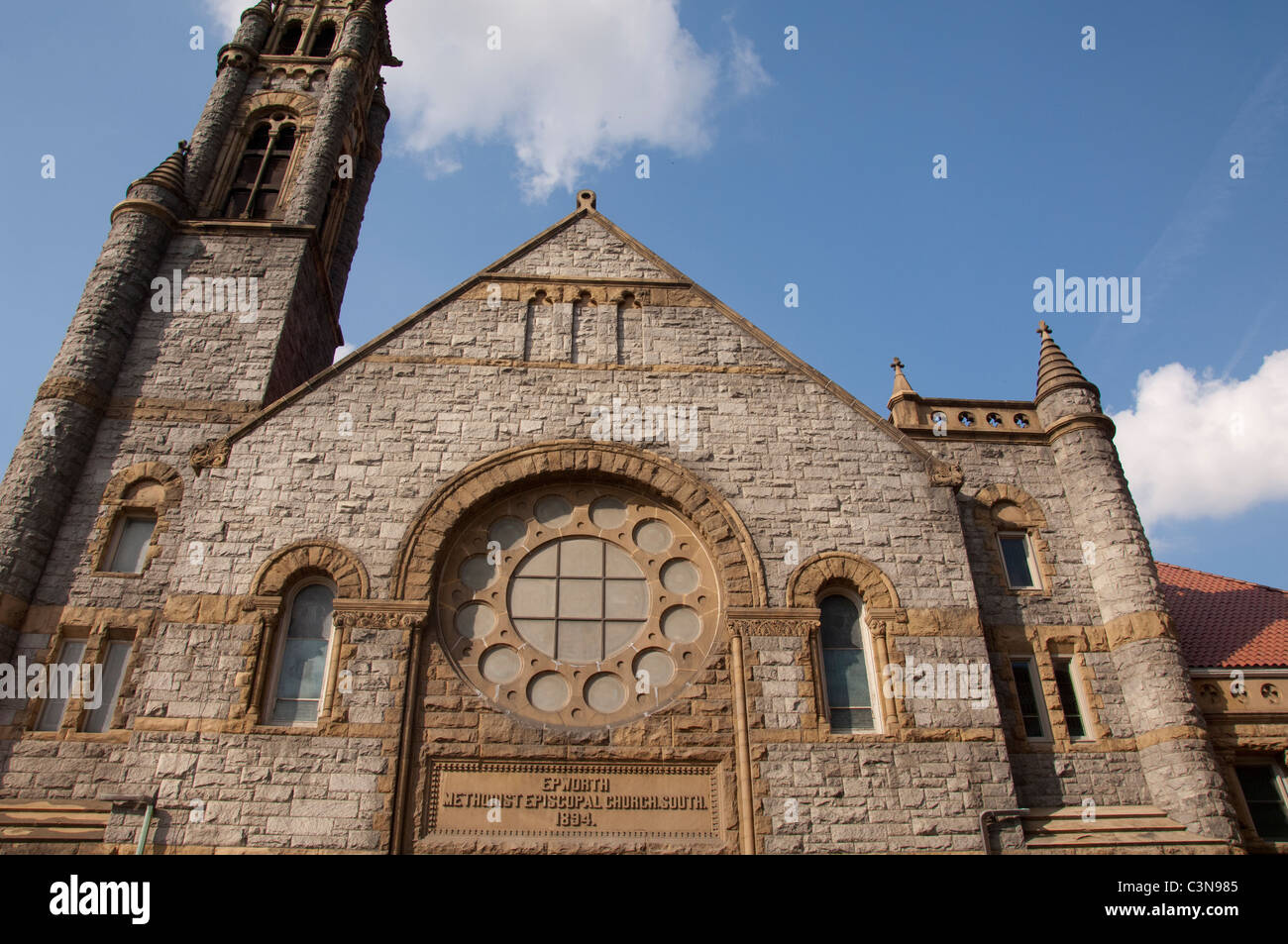 Virginia, Norfolk. Epworth metodista chiesa episcopale, c. 1894. Foto Stock