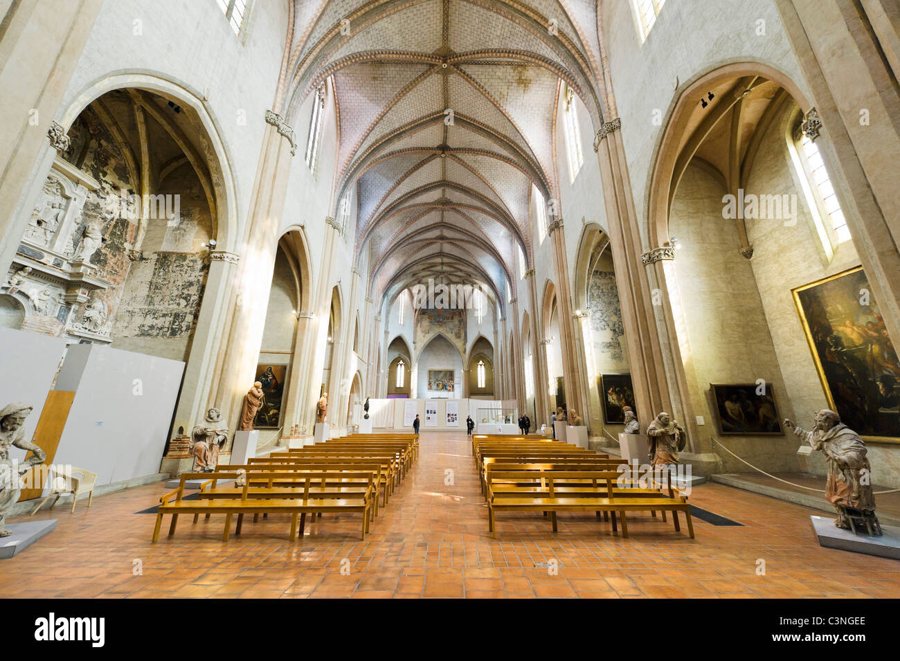 Chiesa del vecchio convento degli Agostiniani, il Musee des Augustins, Toulouse Haute Garonne, Midi Pirenei, Francia Foto Stock