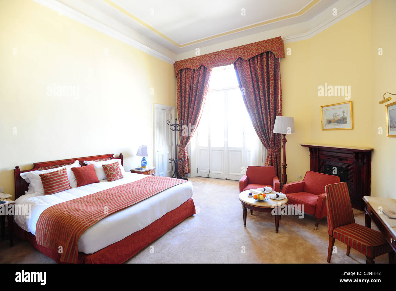 Africa Medio Oriente EGITTO Luxor Hotel Winter Palace hotel bedroom suite di lusso Foto Stock
