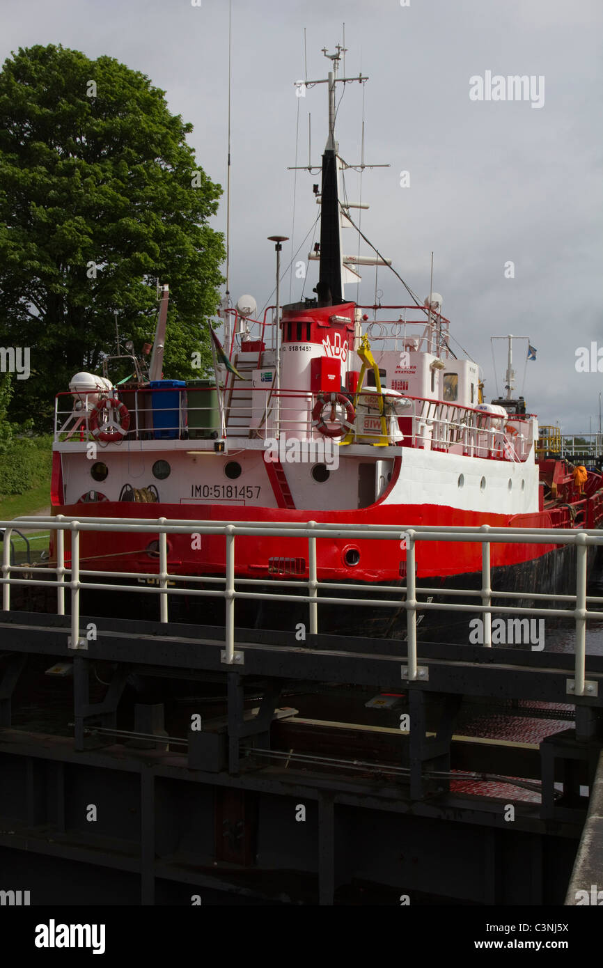 Nettuno scalinata del Caledonian Canal Banavie, vicino a Fort William Scozia Scotland Foto Stock