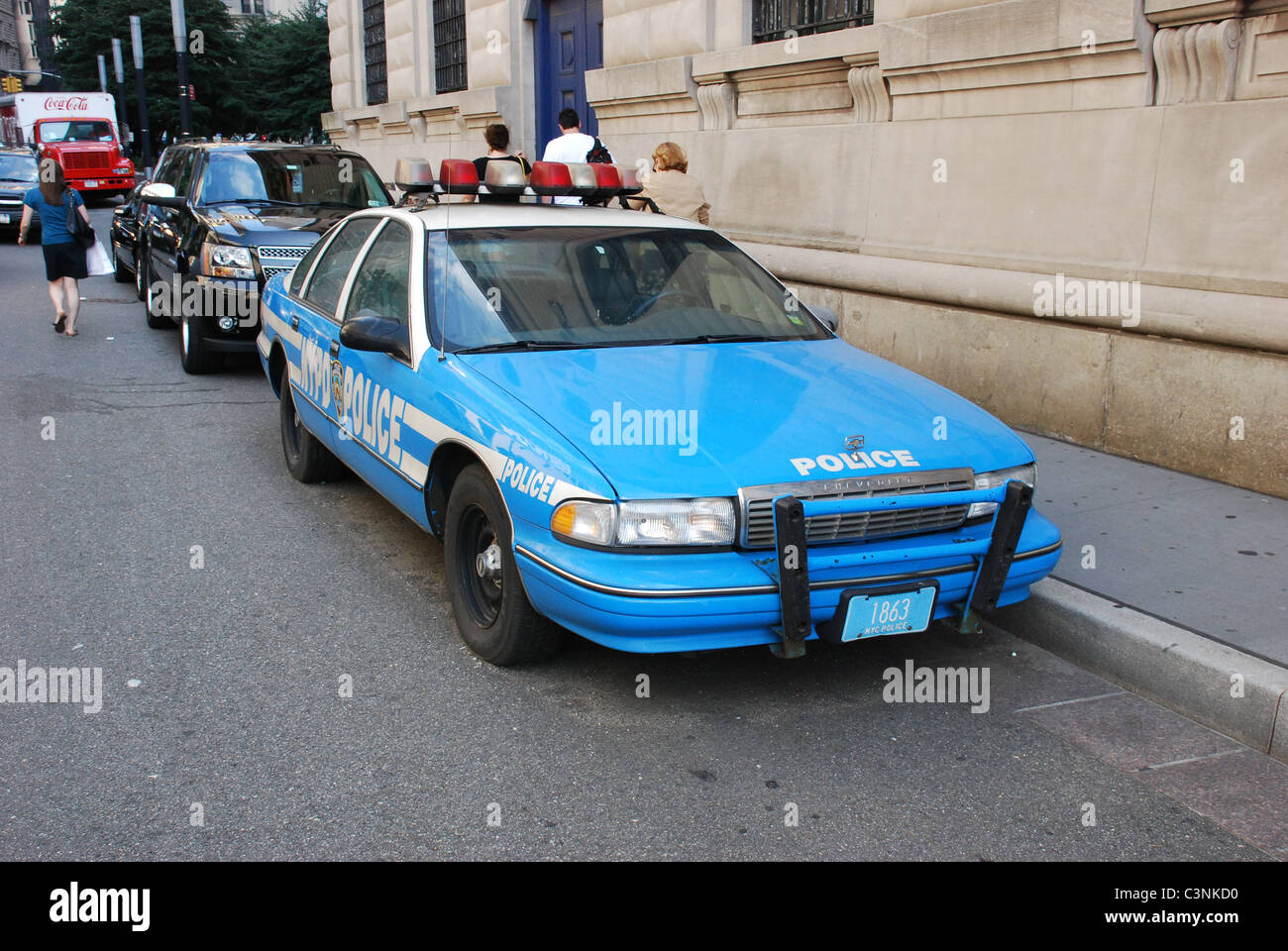 American automobile della polizia Foto Stock