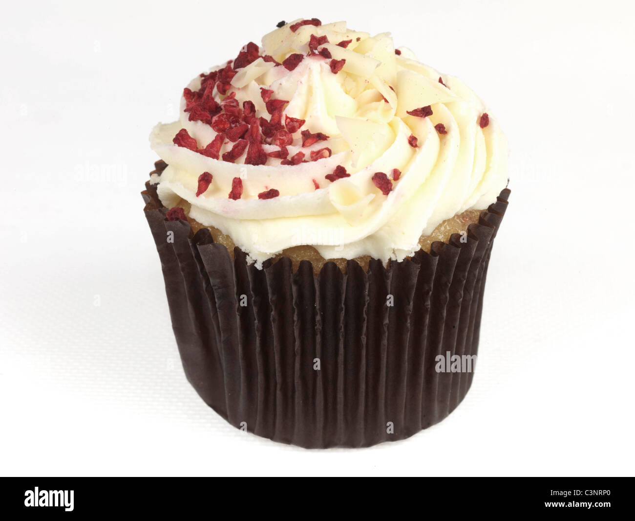 Lampone Cup cake Foto Stock