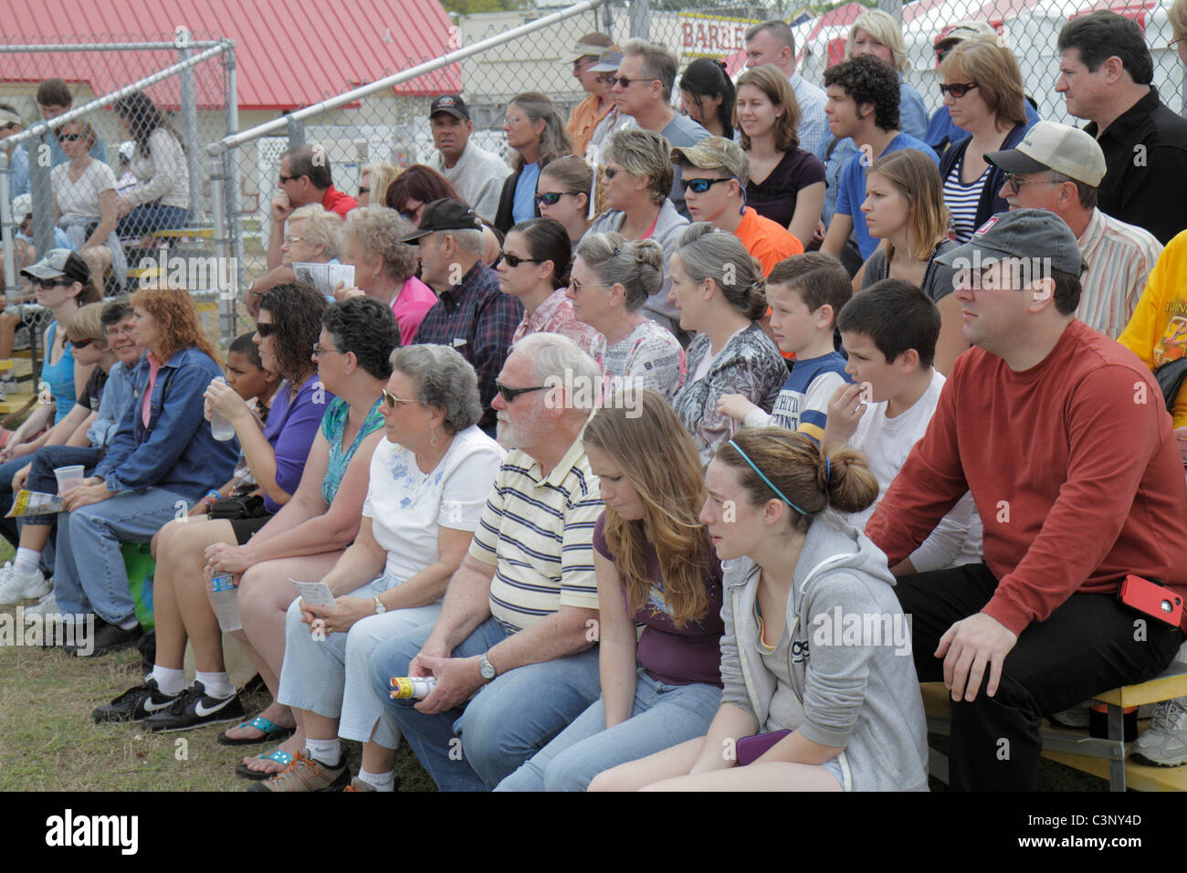 Plant City Florida, Florida Strawberry Festival, evento, pubblico, osservazione, evento, visitatori viaggio viaggio turistico turismo punto di riferimento cultura Foto Stock