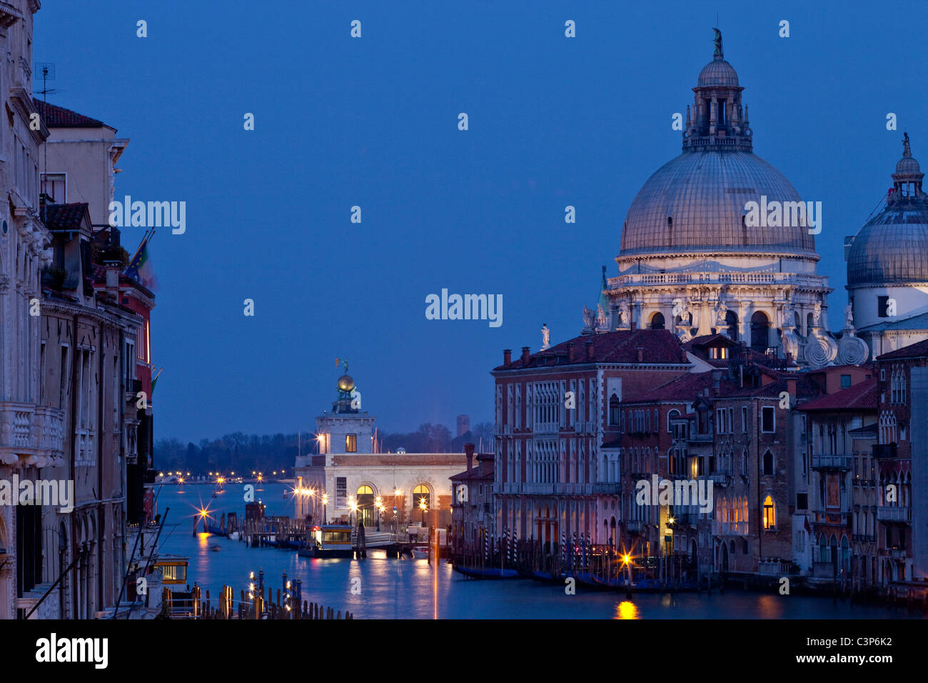 Basilica di Santa Maria della Salute, Venezia, Italia Foto Stock
