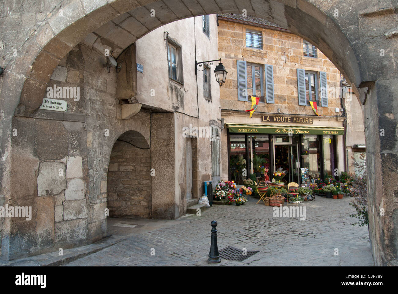 Semur en Auxois Foto Stock