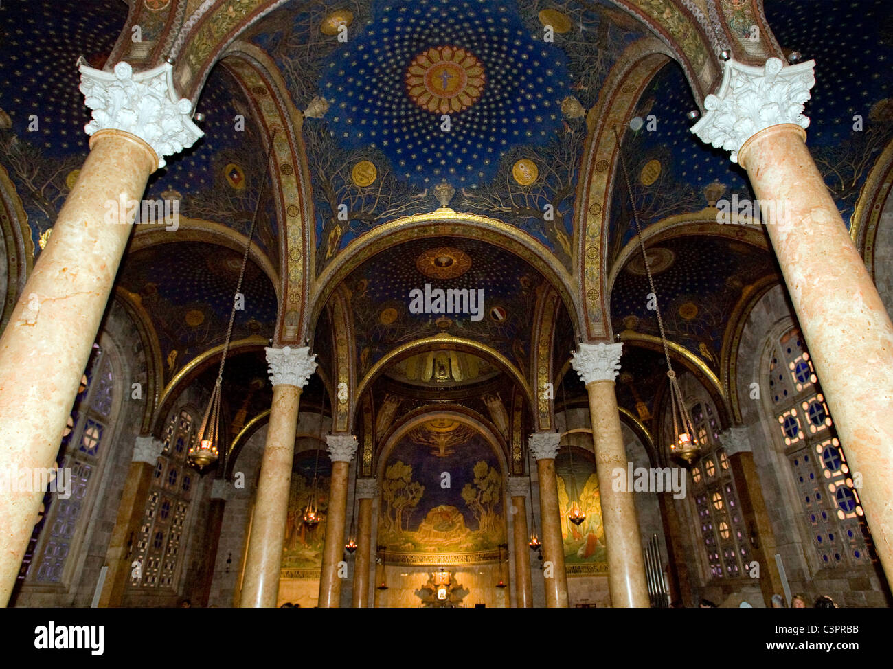 All'interno di un tempio in Gerusalemme. Foto Stock