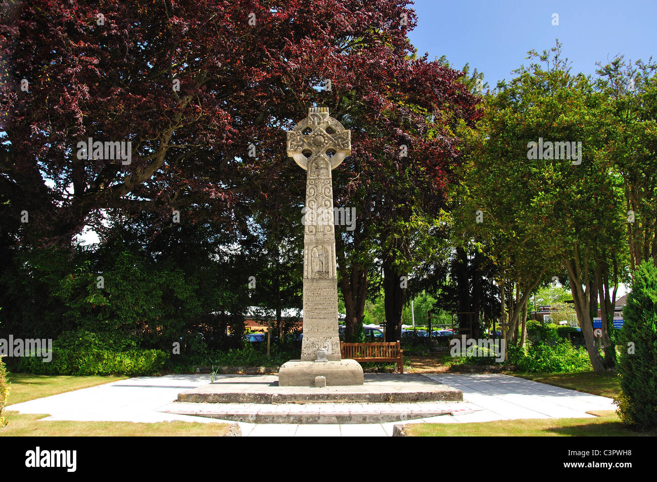 War Memorial, Portway, Warminster, Wiltshire, Inghilterra, Regno Unito Foto Stock
