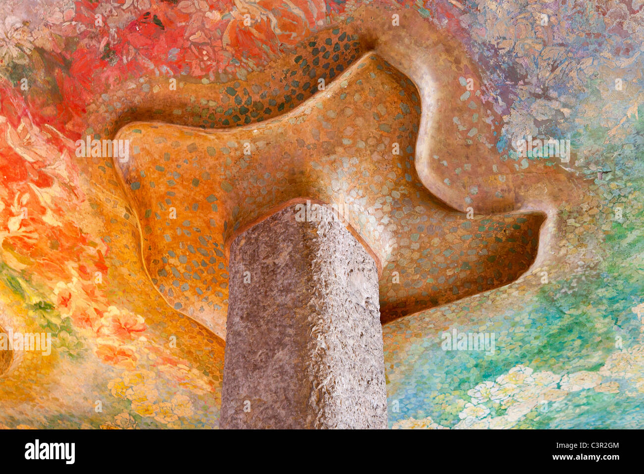 Barcellona, La Pedrera (Casa Mila) Foto Stock