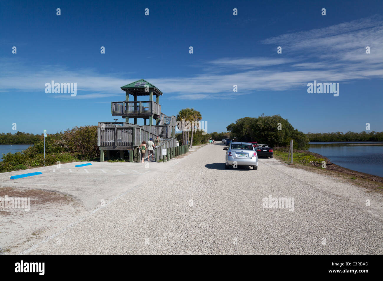 J.N. "Ing" Darling National Wildlife Refuge, Sanibel Island, Florida, Stati Uniti d'America Foto Stock
