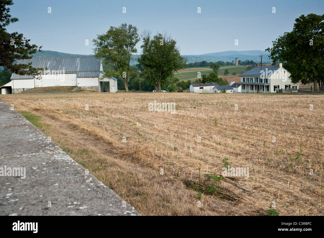 La lavorazione mumma fattoria di famiglia sul antietam national battlefield. Foto Stock