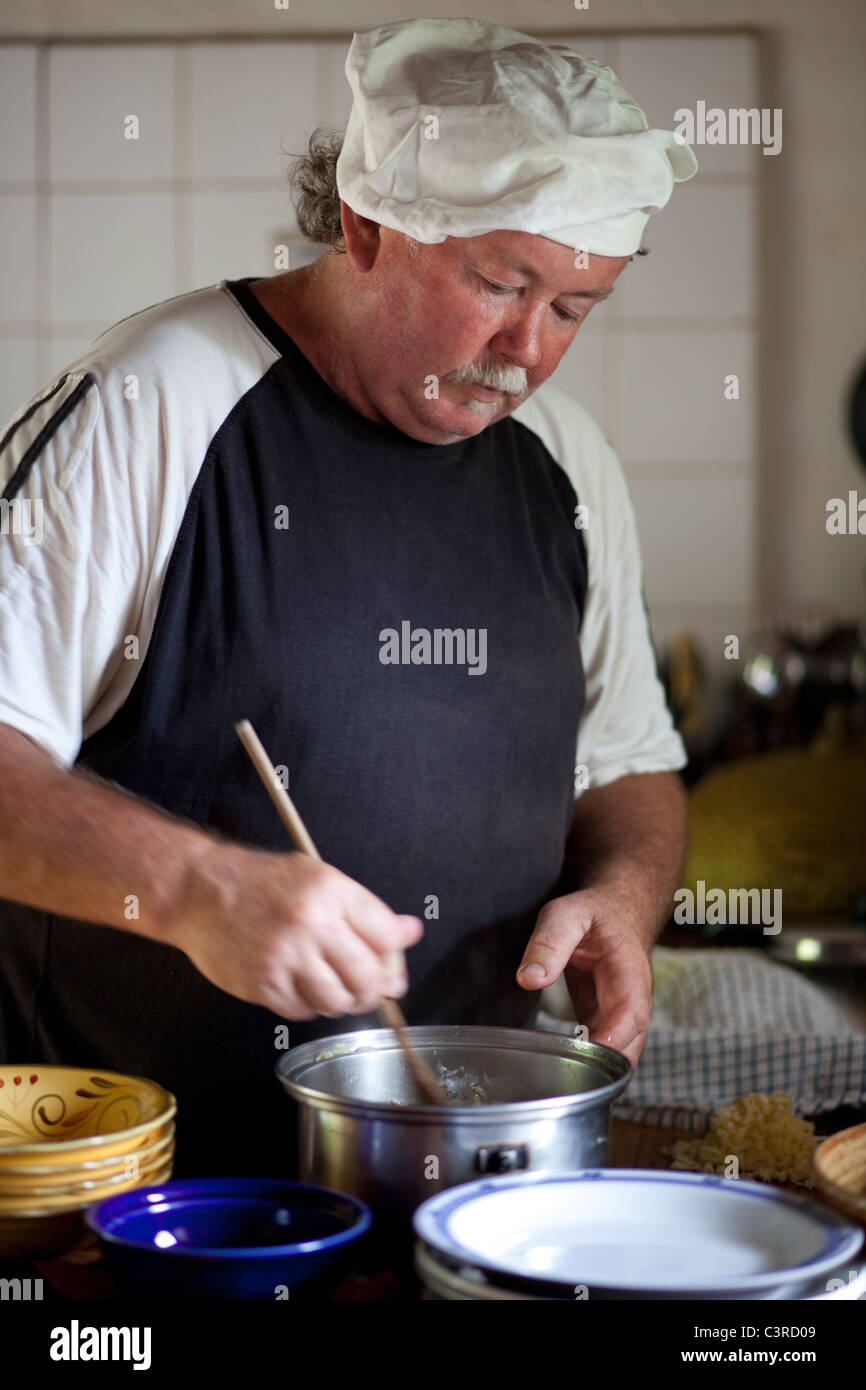 Chef di cucina Foto Stock