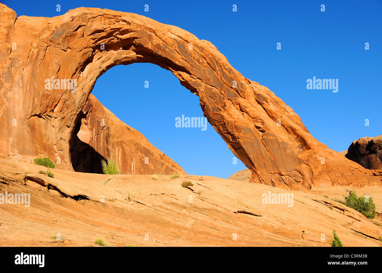 Arco di corona nel sud dello Utah Foto Stock