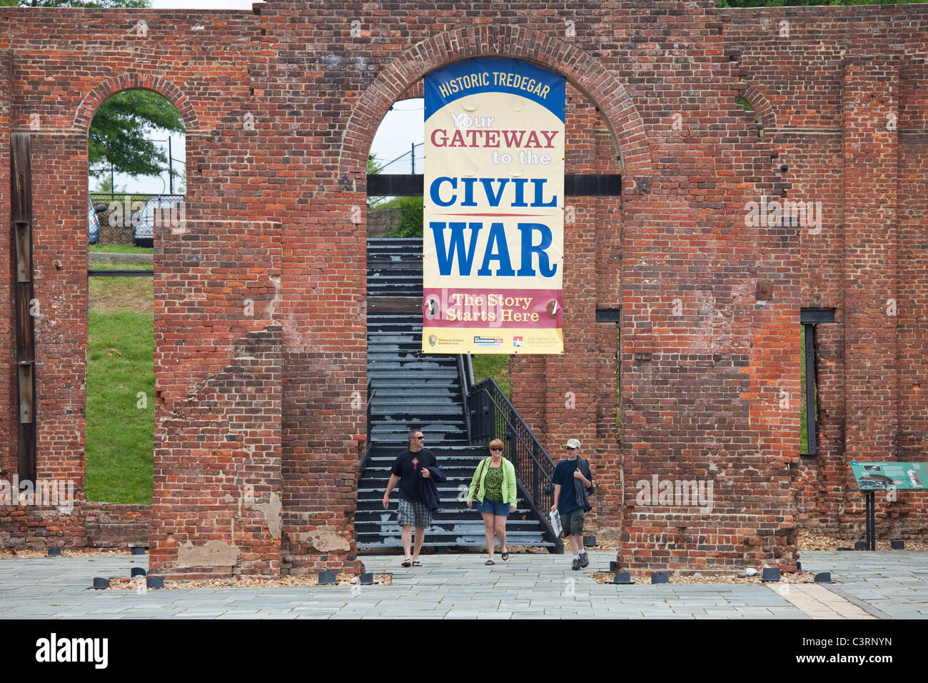 La guerra civile Visitor Centre, la National Battlefield Park, Richmond, VA Foto Stock