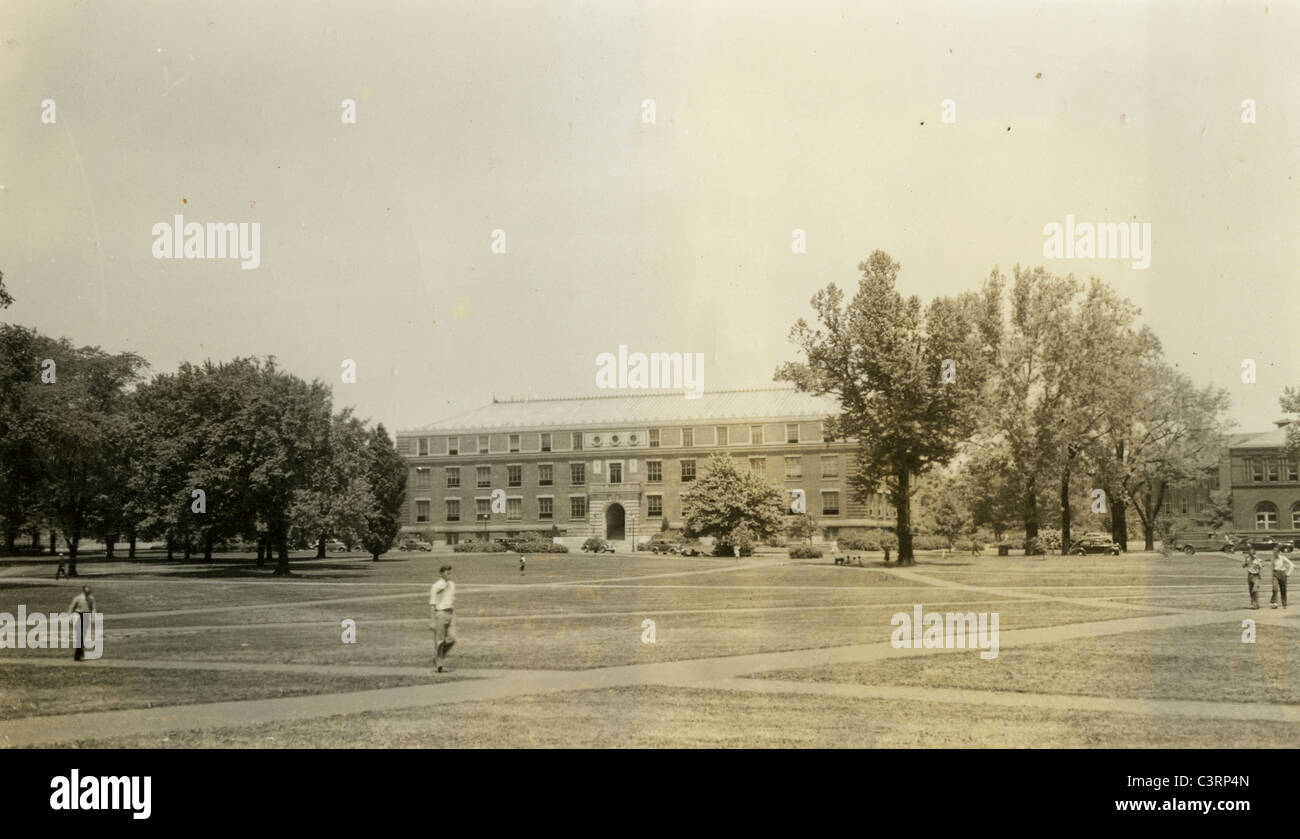 Vista di Ohio State campus 1930 1939 collegio di istruzione superiore Foto Stock