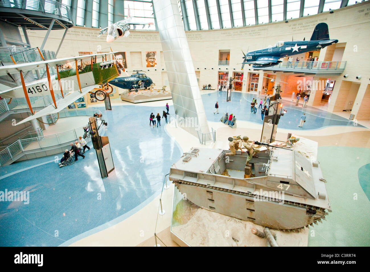 Il Museo Nazionale del Marine Corps, Triangolo, VA Foto Stock