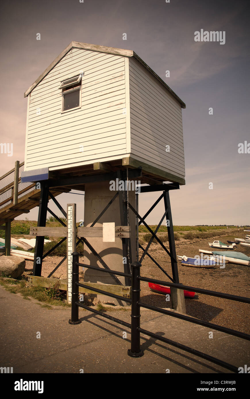 Porto Stazione di vedetta in Inghilterra Foto Stock