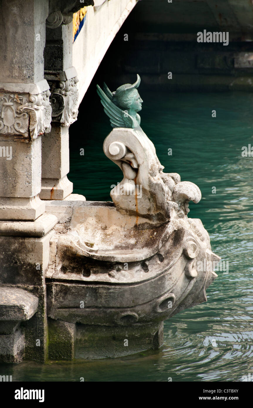 Puenta de Maria Cristina Ponte dell'Urumea Rio San Sebastian Spagna Paese Basco spagnolo della città Foto Stock