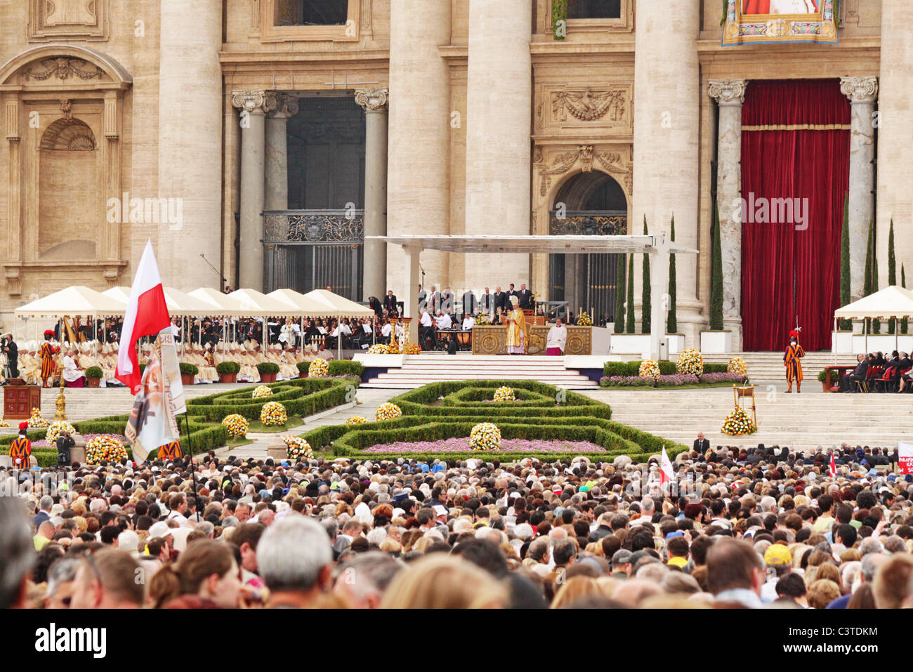 Roma, Italia - 1st maggio 2011 - beatificazione di giovanni paolo II nella Città del vaticano Foto Stock