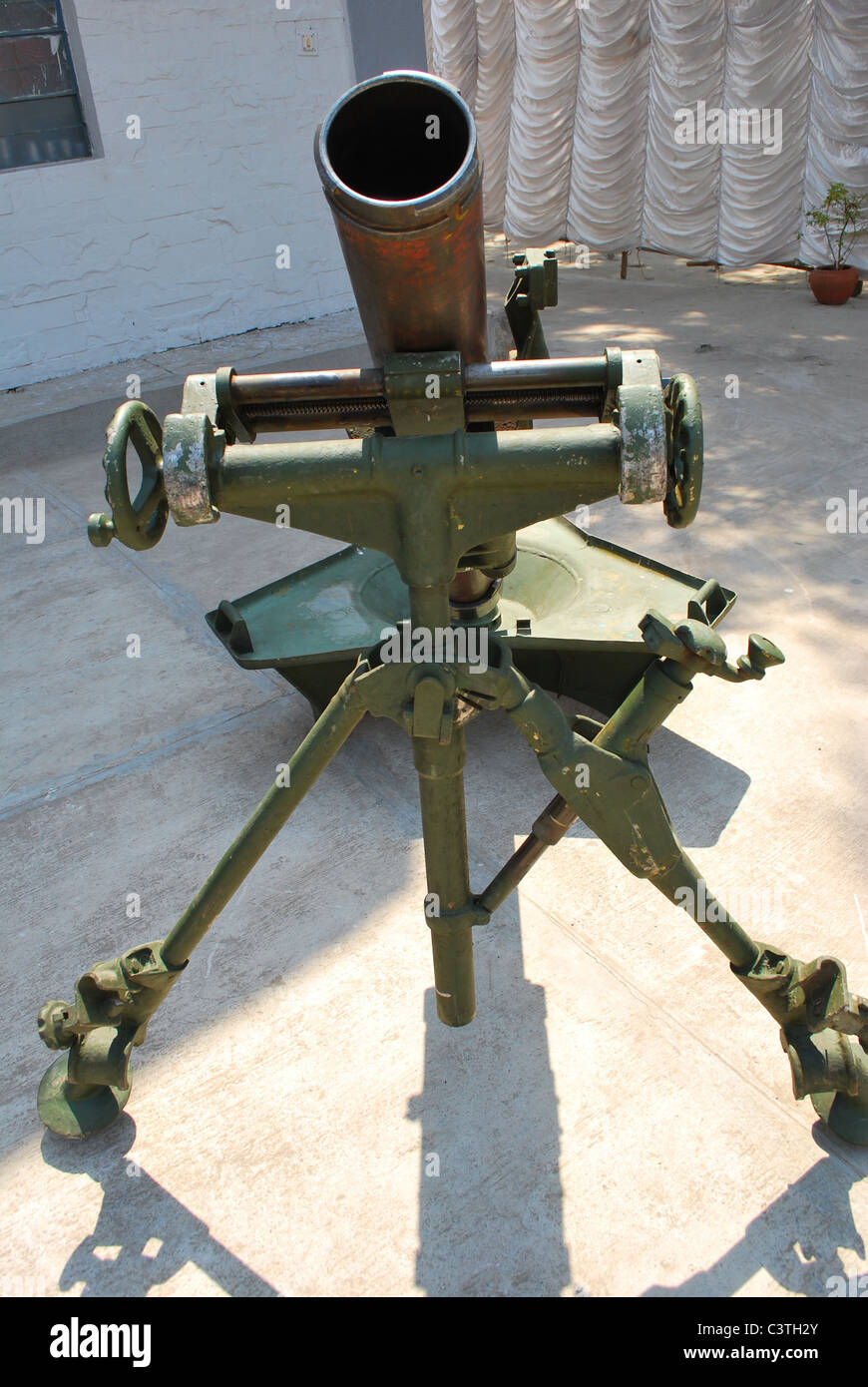 Arma militare di close-up Foto Stock