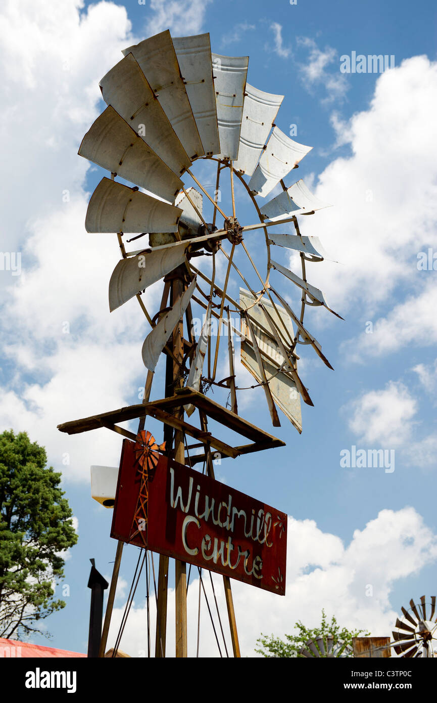 Il mulino a vento, Clarens, stato libero, Sud Africa Foto Stock