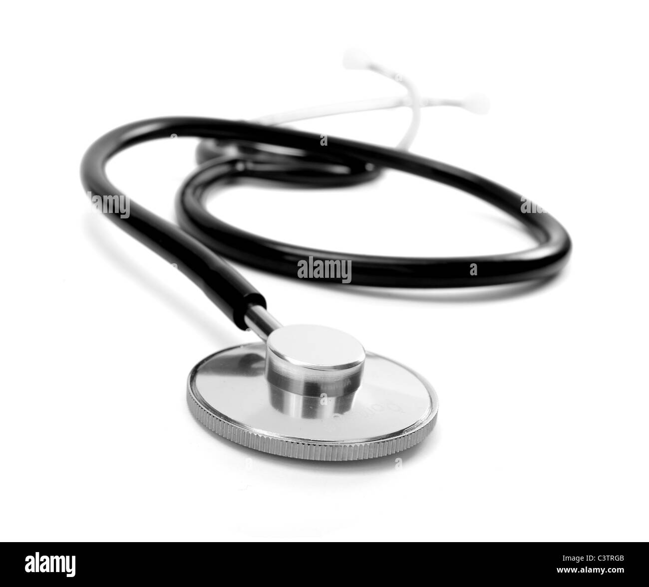 In prossimità di uno stetoscopio Foto Stock