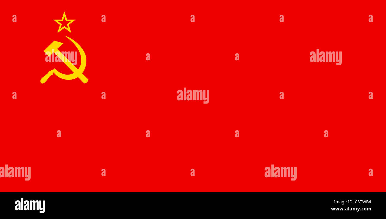 Bandiera Unione Sovietica URSS 90x150cm - 100% Poliestere - Rossa