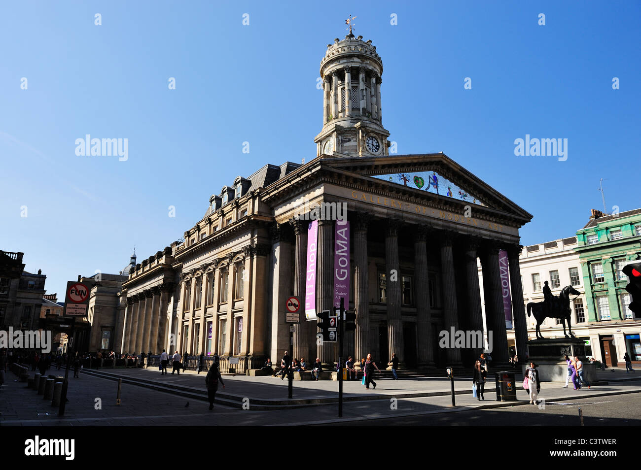 Galleria di Arte Moderna di Royal Exchange Square, Glasgow, Scozia Foto Stock