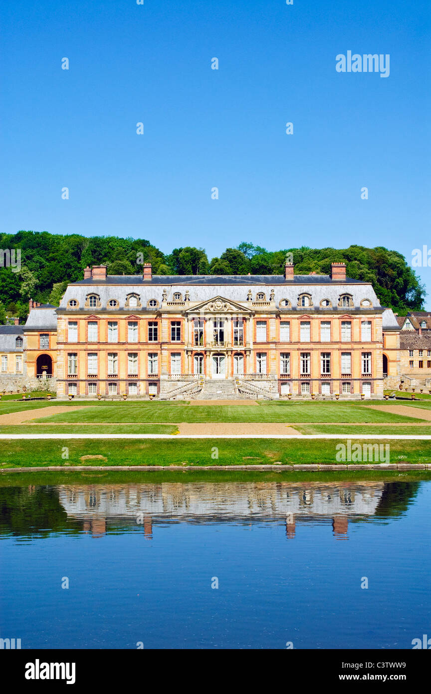 Château de Dampierre in Dampierre-en-Yvelines, nella Vallée de Chevreuse, Francia Foto Stock