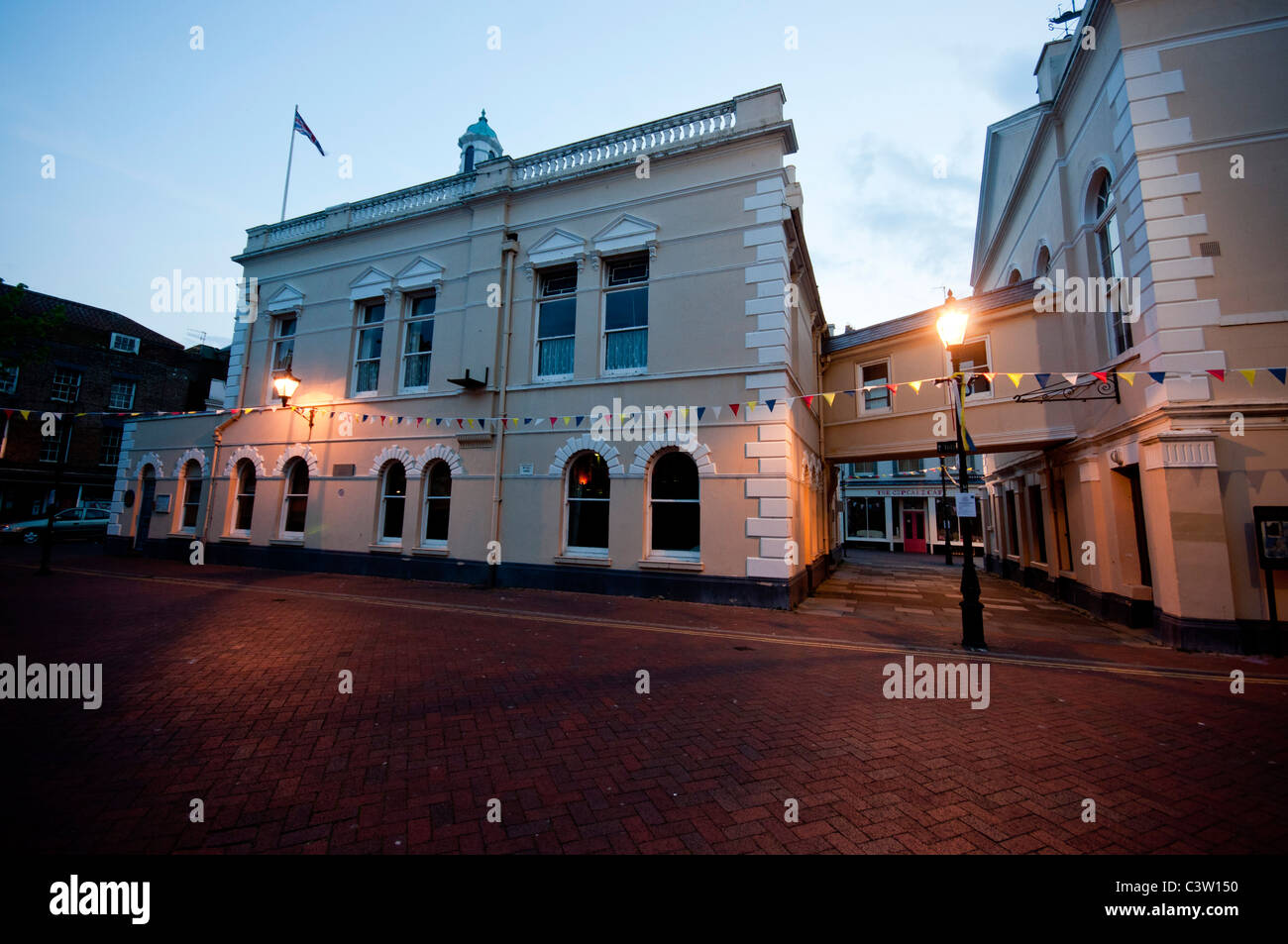 Market street Margate isola di Thanet Kent England Regno Unito città balneare architettura vittoriana Foto Stock