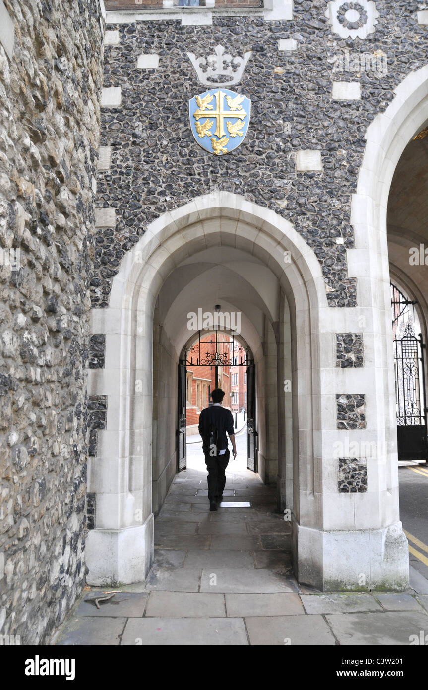 Scuola di Westminster Deans Yard Abbazia di Westminster Londra pubblica scuola privata 'Nick Clegg' privilegio posh a pagamento Foto Stock