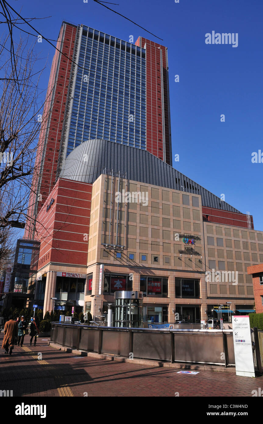 Torre di carota, Sangenjaya Setagaya, Prefettura di Tokyo, Honshu, Giappone Foto Stock