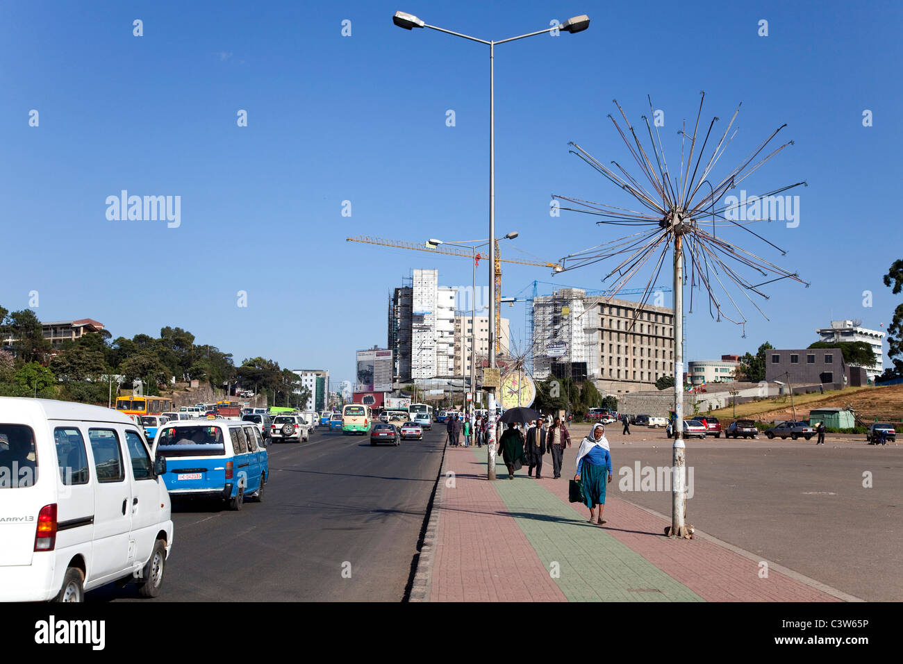 Addis Abeba, Etiopia, Africa Foto Stock
