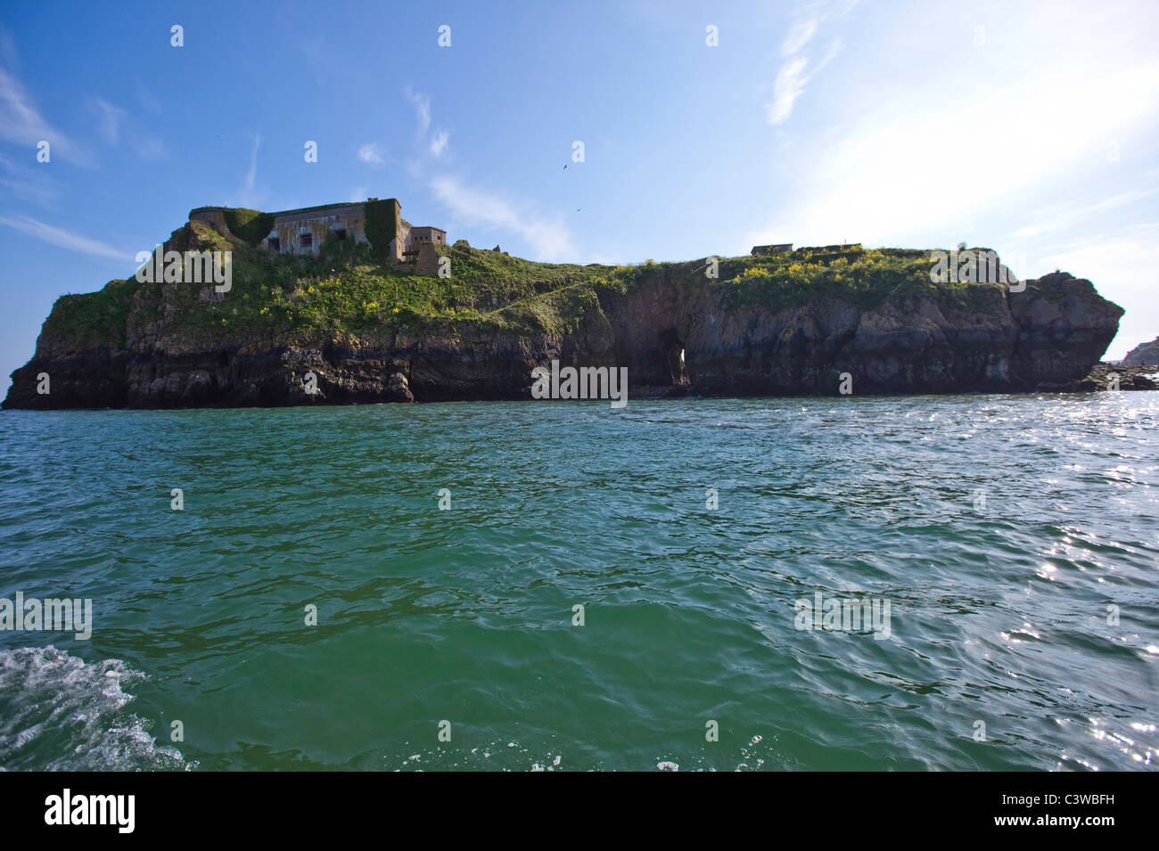 Santa Caterina di isola nei pressi di Tenby Pembrokeshire Wales 117701 Caldey Foto Stock