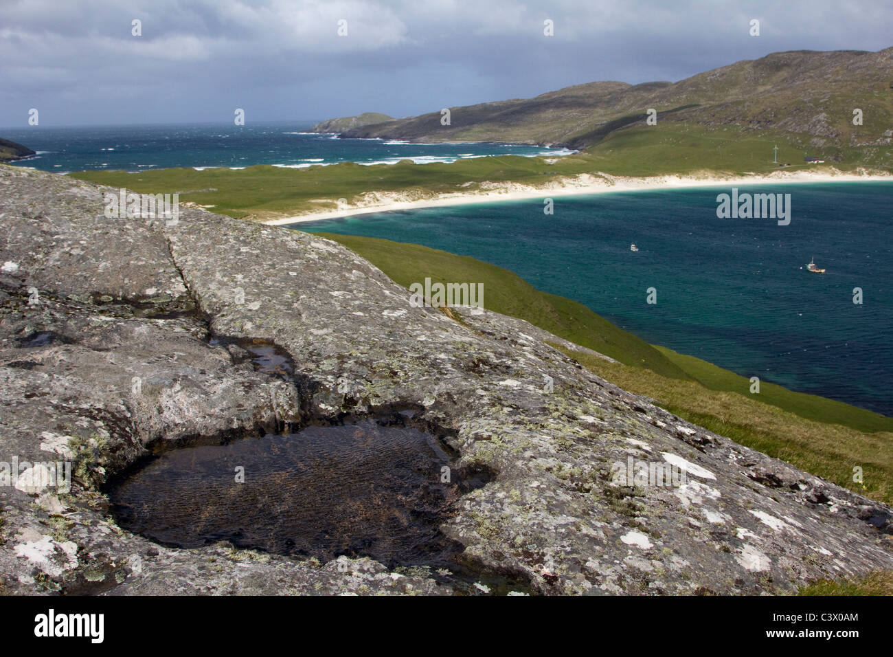 Isola di vatersay Ebridi Esterne Western Isles della Scozia Foto Stock
