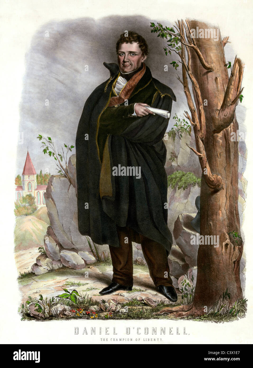 Di Daniel O'Connell 6 Agosto 1775 - 15 Maggio 1847 - Irish leader politico - campione della libertà Foto Stock