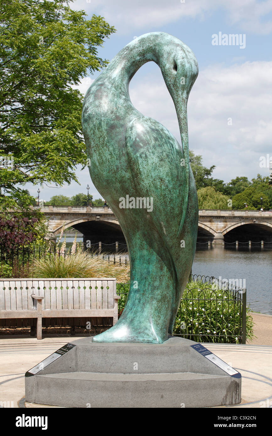 Statua di Iside in Hyde Park Foto Stock