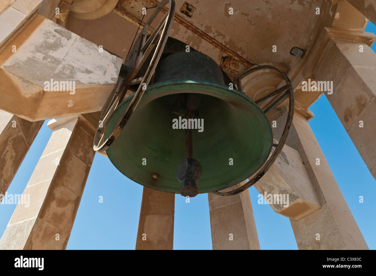 Assedio Bell Memorial Valletta Malta Foto Stock