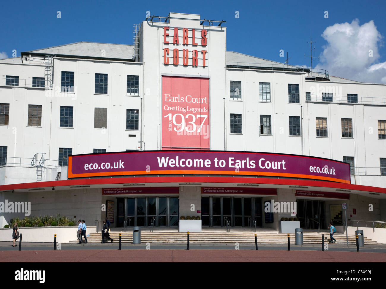 Earls Court exhibition spazio e luogo in cui ascoltare musica, Londra Foto Stock