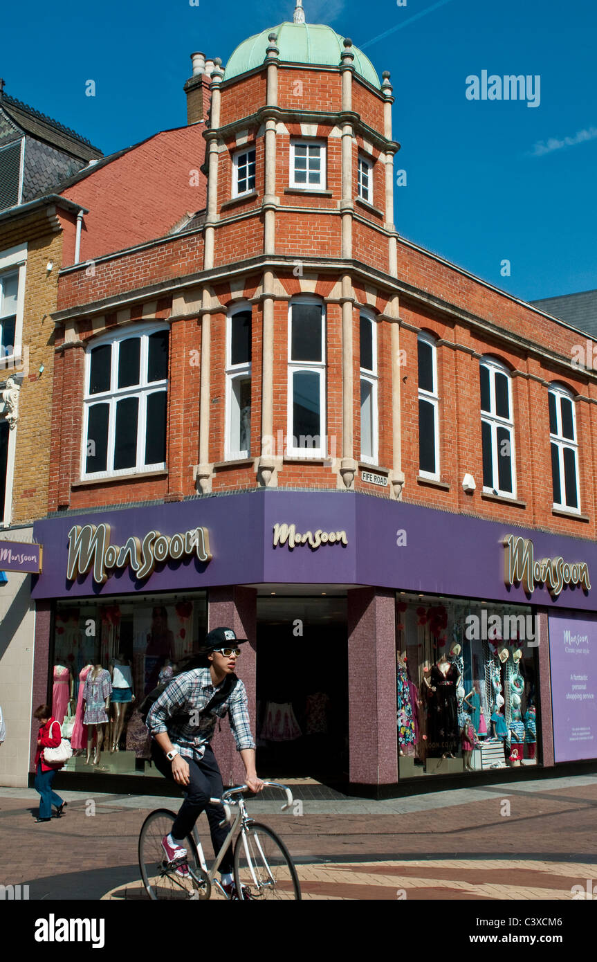 Monsoon negozio di abbigliamento, Kingston upon Thames, Surrey, Regno Unito Foto Stock