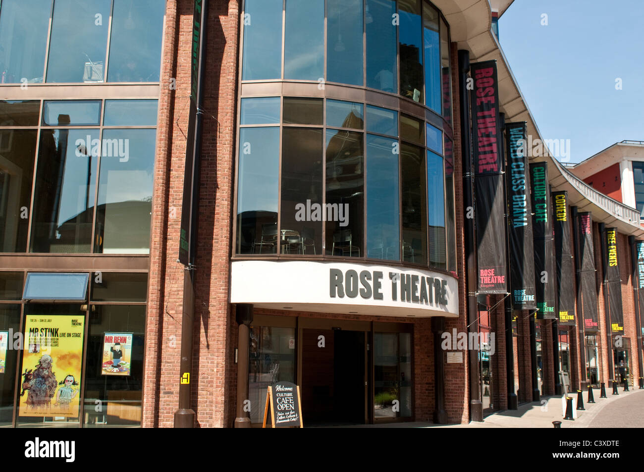 Rose Theatre, Kingston upon Thames, Surrey, Regno Unito Foto Stock