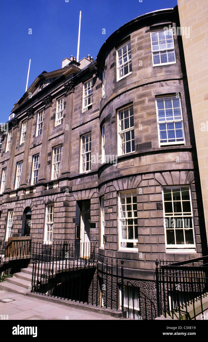 Edimburgo, Scozia, Sir Walter Scott's House Scott romanziere scozzese romanzieri CASE DEL REGNO UNITO Foto Stock