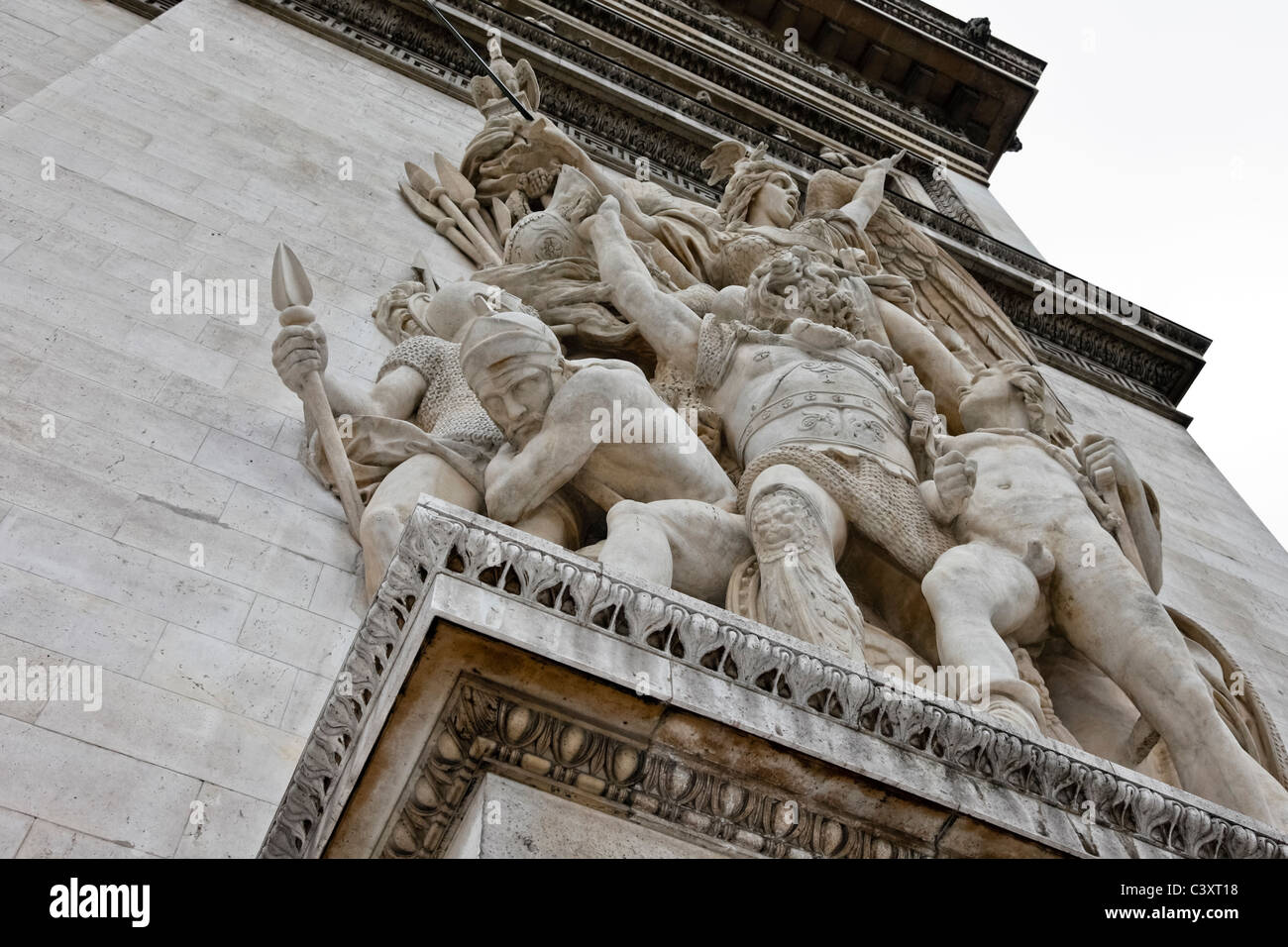 Arc de Triomphe Paris Francia Foto Stock