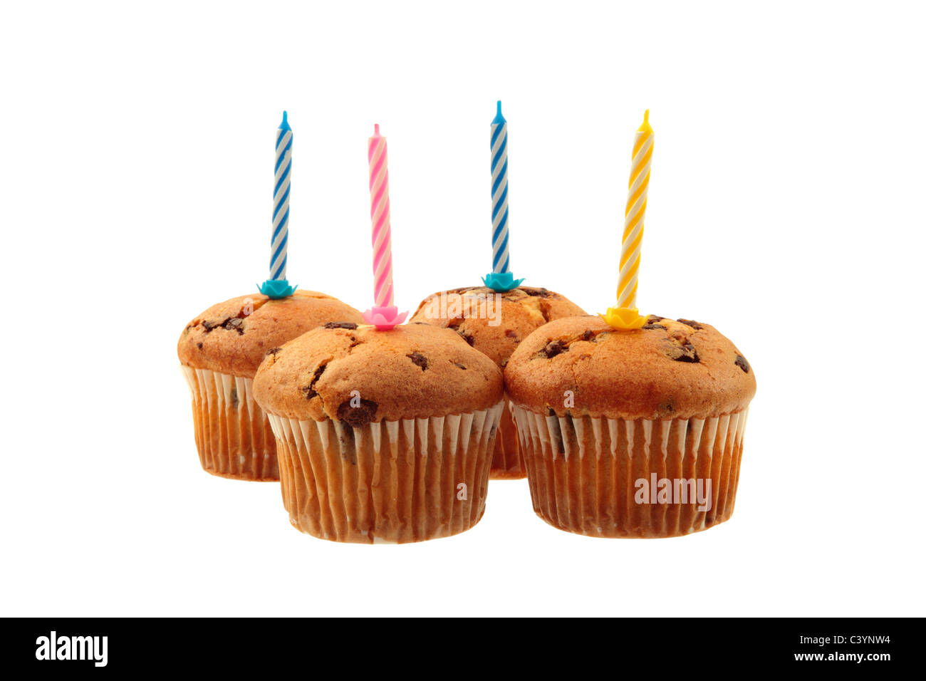 Muffin con candele, torta di compleanno, undicesimo compleanno Foto stock -  Alamy