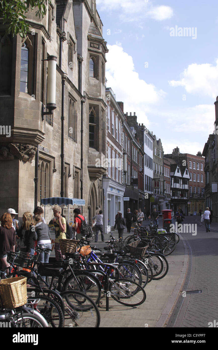 St John's Street Cambridge Foto Stock