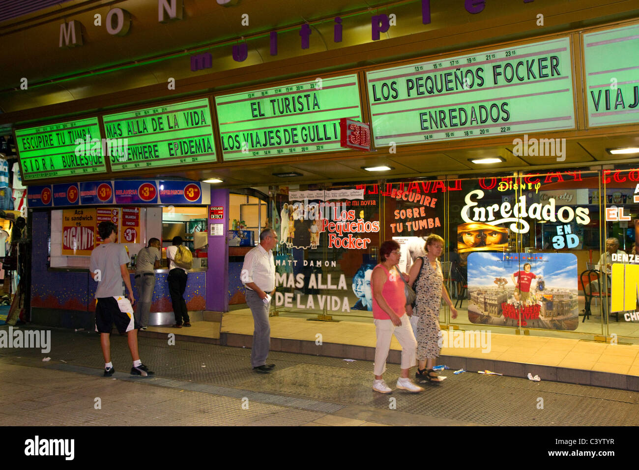 Movie Theater in Buenos Aires, Argentina. Foto Stock