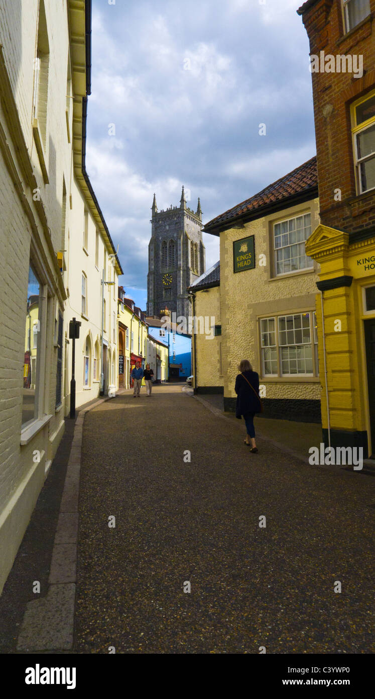 High Street, Cromer, Norfolk, Inghilterra, Regno Unito. Foto Stock